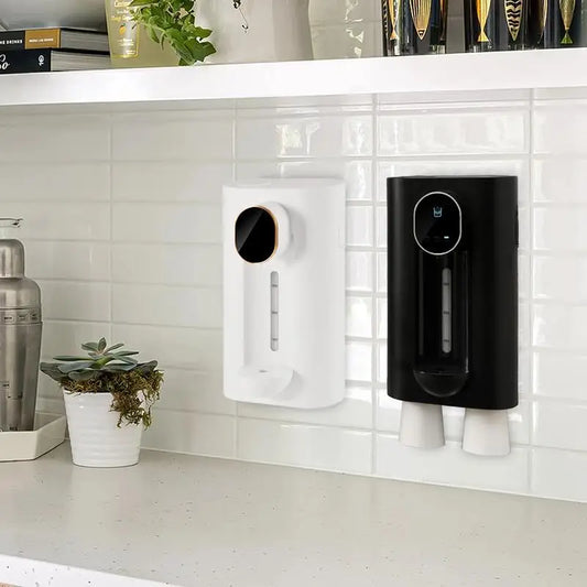 Wine Dispenser Machine Wall Mounted Wine Dispenser with 2 Magnetic Cups Small Wine Dispenser 3 Mode Wine Water Dispenser