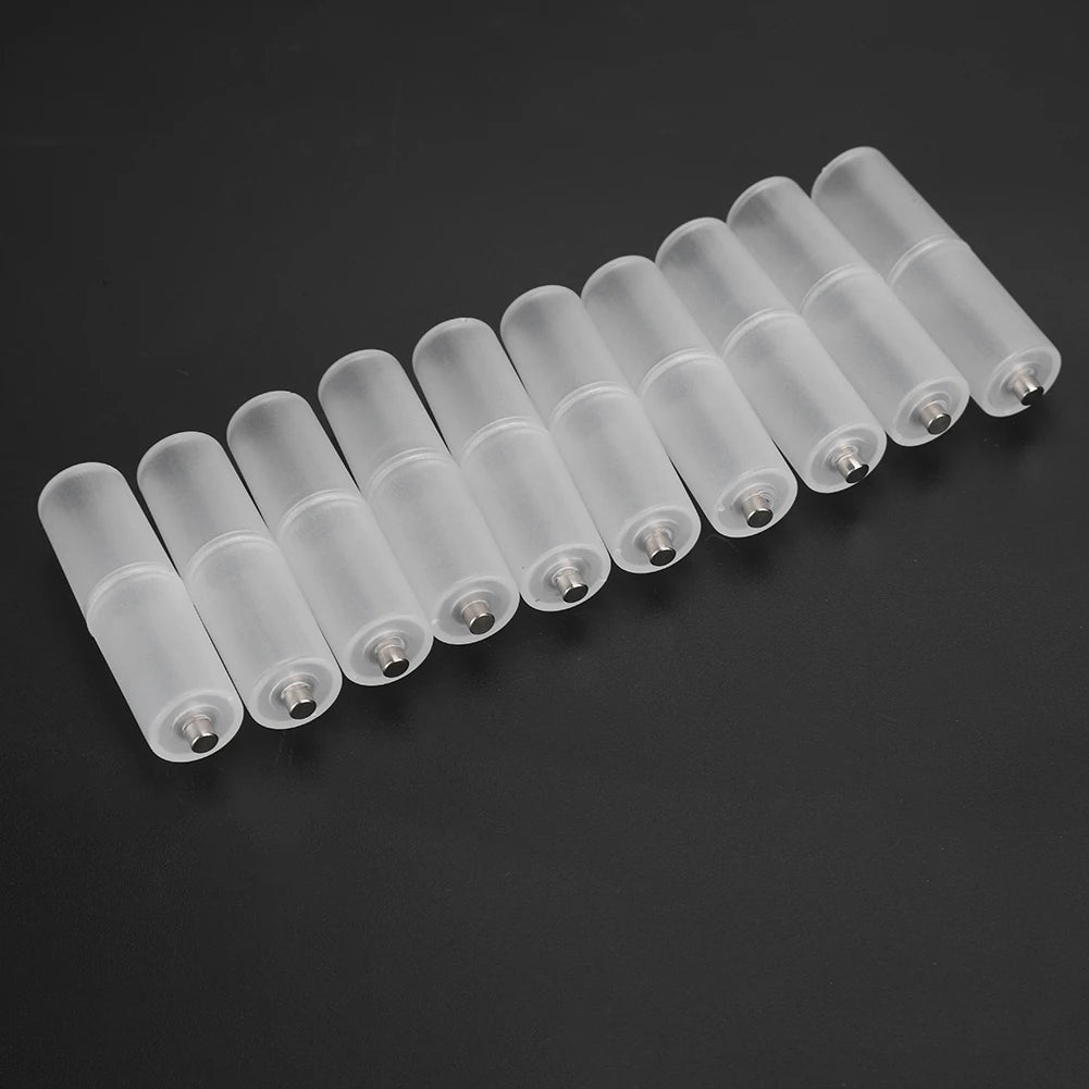 10PCS Battery Converter AAA to AA Size Cell Battery Converter Adapter Batteries Holder Case Switcher