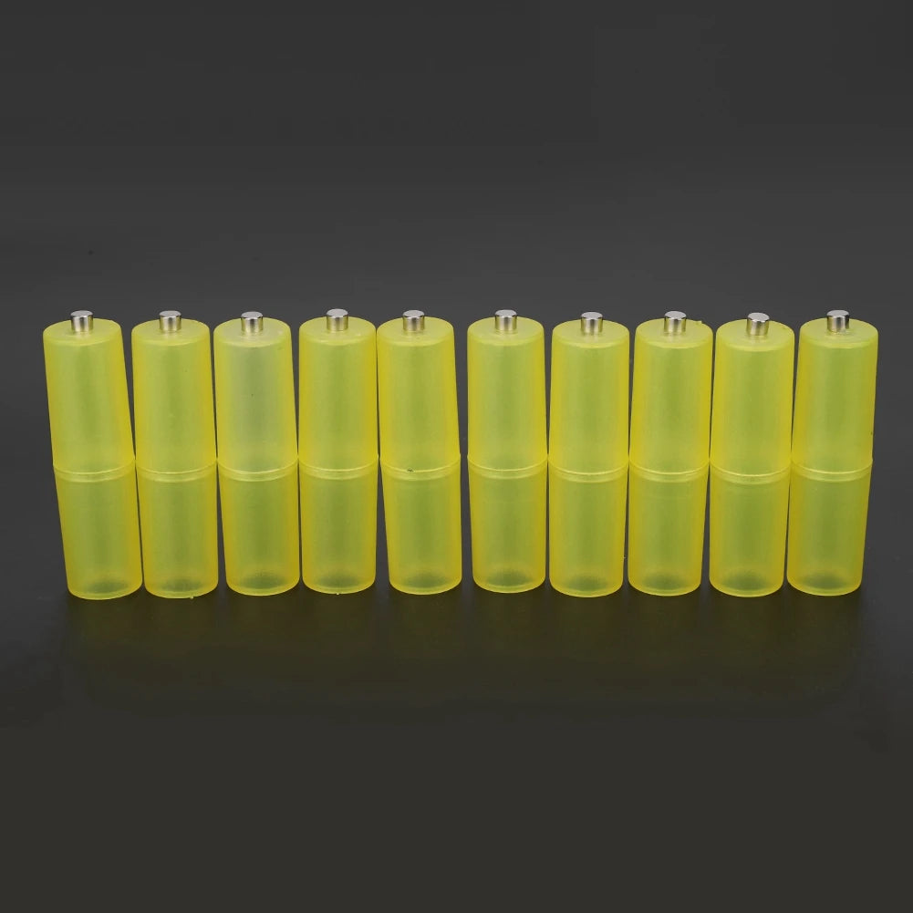 10PCS Battery Converter AAA to AA Size Cell Battery Converter Adapter Batteries Holder Case Switcher