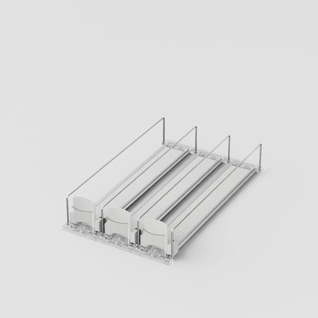 Automatic Push Canned Beverage Push Rack Beverage Pusher For Fridge Automatic Drink Canned Rack Drink Organizer Dispenser