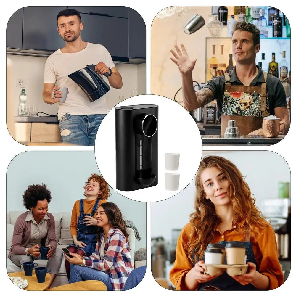 Wine Dispenser Machine Wall Mounted Wine Dispenser with 2 Magnetic Cups Small Wine Dispenser 3 Mode Wine Water Dispenser